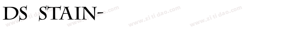 DS Stain字体转换